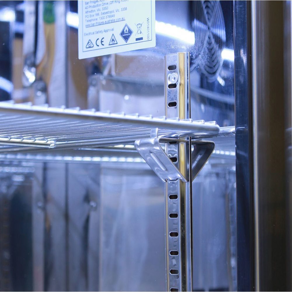 Rhino - GSP3H-SS - Stainless Steel Glas Door Bar Fridge - 865mm High - Image 6