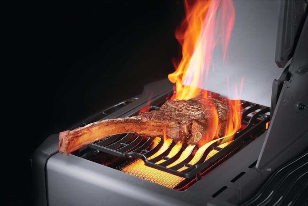 Napoleon Rogue 625 SS- IR Side Burner, Rear Burner, SS Grills, Mulfitfunctional Warming Rack- LPG - Image 11