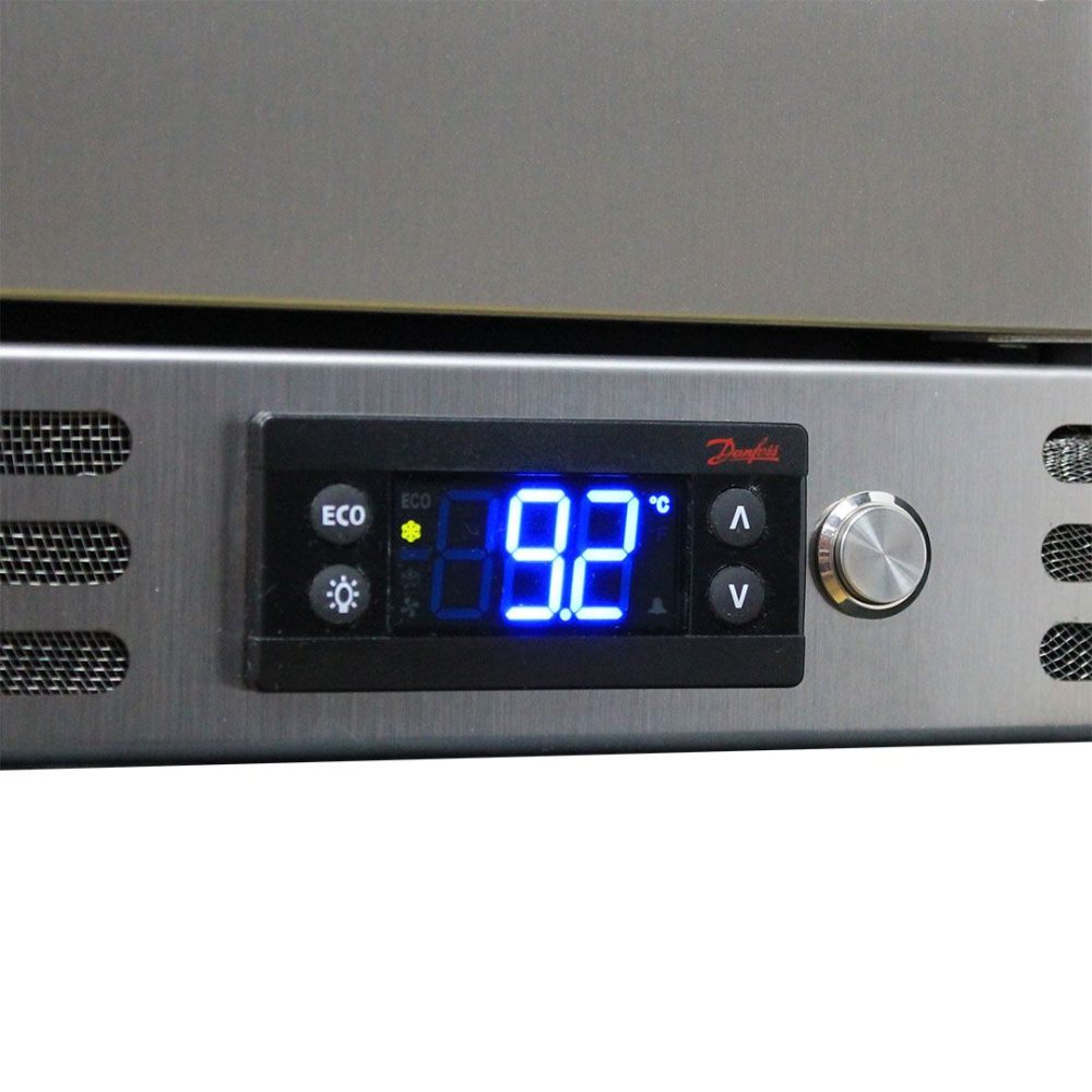 Schmick - SK156R-SD - Stainless Steel Solid Door Bar Fridge - Right Hinged - Image 8