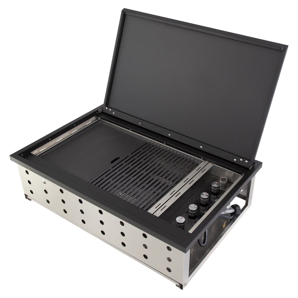 Gasmate Phoenix 4B Flush Mount Drop-In BBQ NG - Image 4