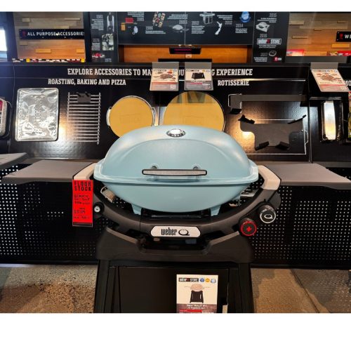 Weber Q+ Premium 2800N+ - Sky Blue - Floor Stock South Morang