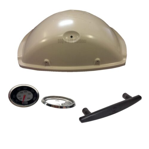 Weber Family Q 3200 Lid, Thermometer & Handle - Titanium