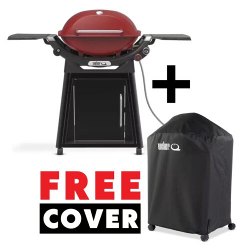 Weber Family Q 3200n+ - Red with Free Cover