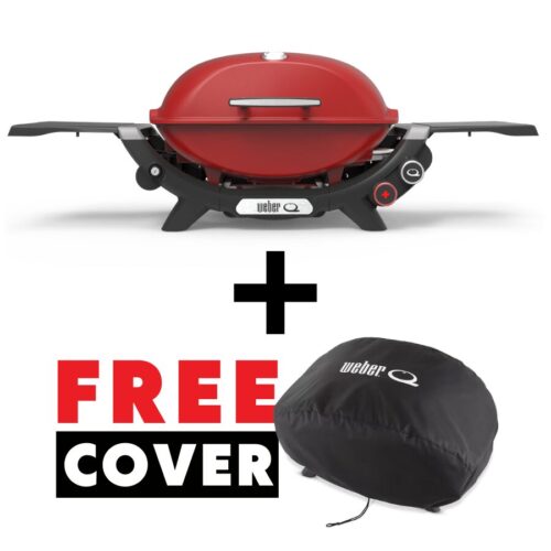 Weber Q 2800n+ - Red with Free Cover